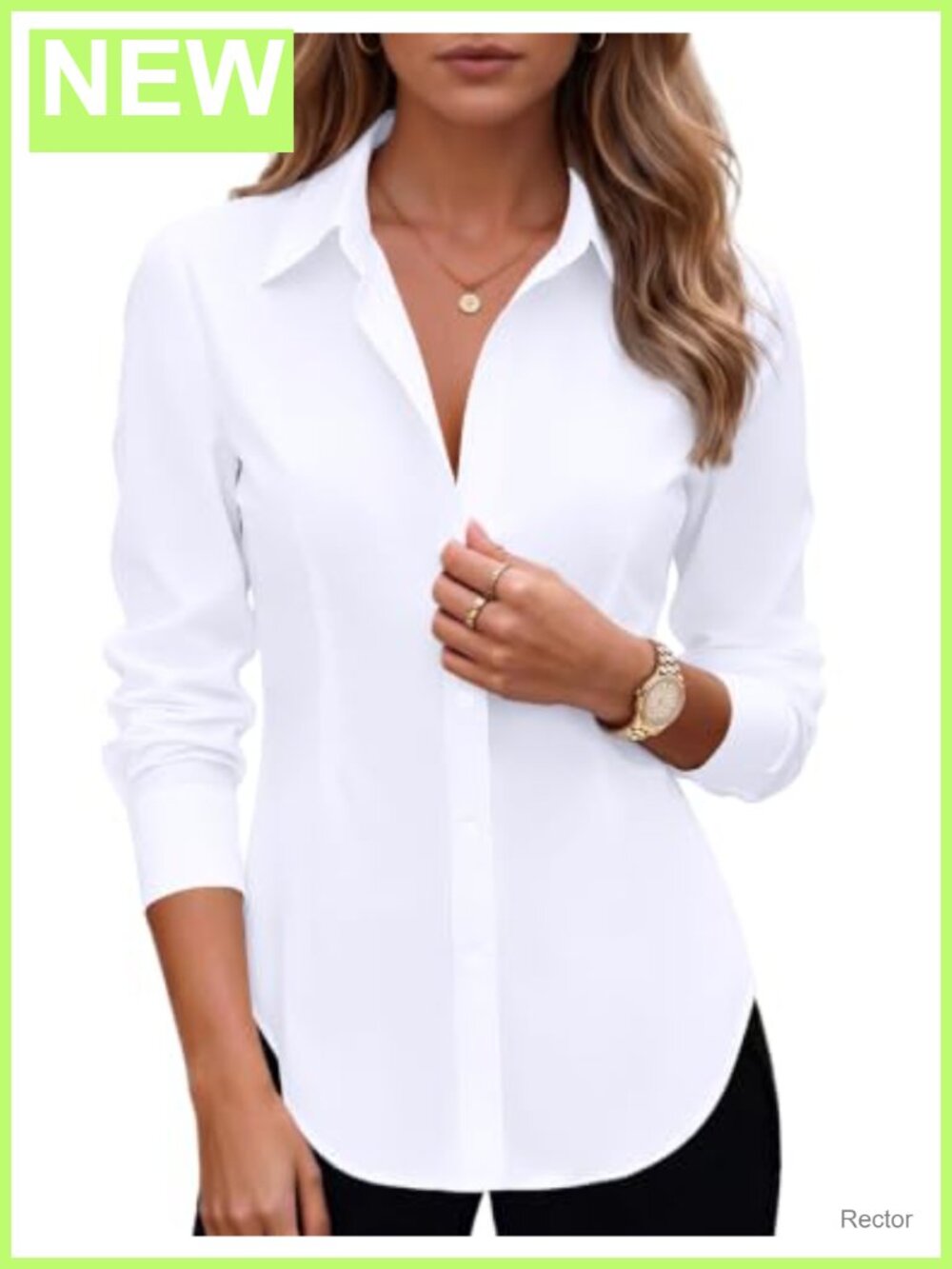 Zeagoo Womens Button Down Shirt Long Sleeve Business Casual Blouse Top